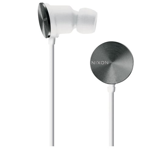Nixon Wire 10 MM Headphones (Gunmetal/White)