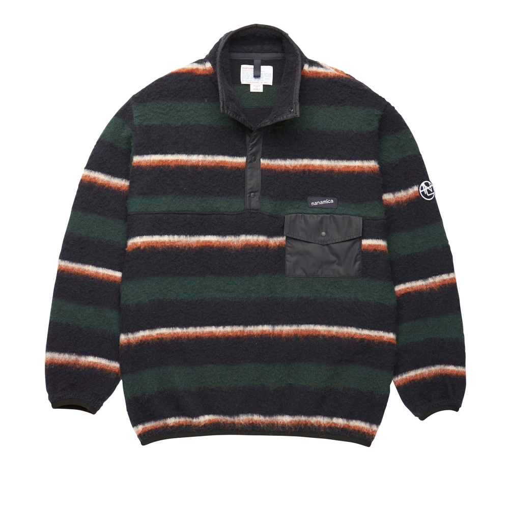 nanamica Nanamican Pullover Sweater (Navy/Green)