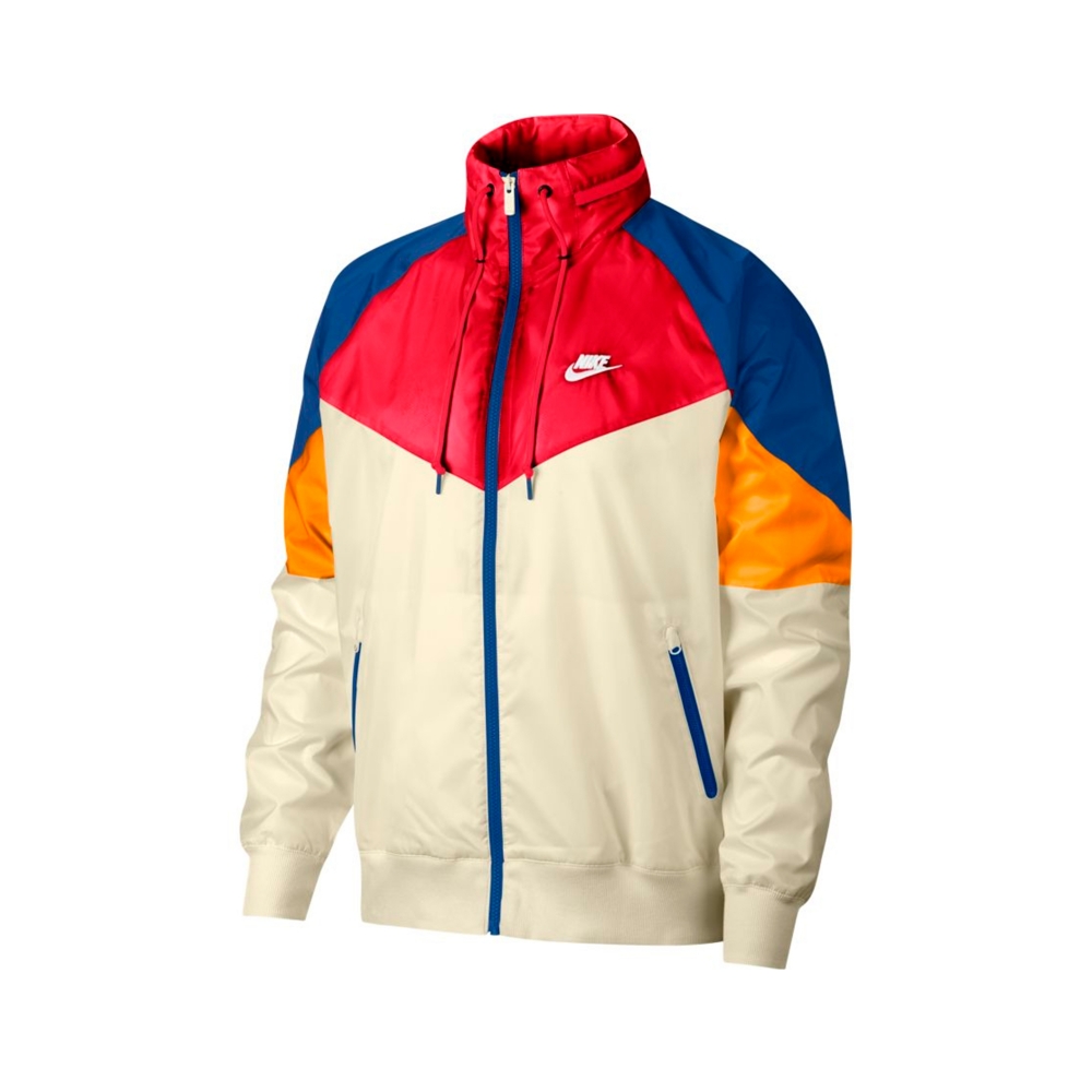 Nike Sportswear Windrunner Jacket (Sail/University Red/White)