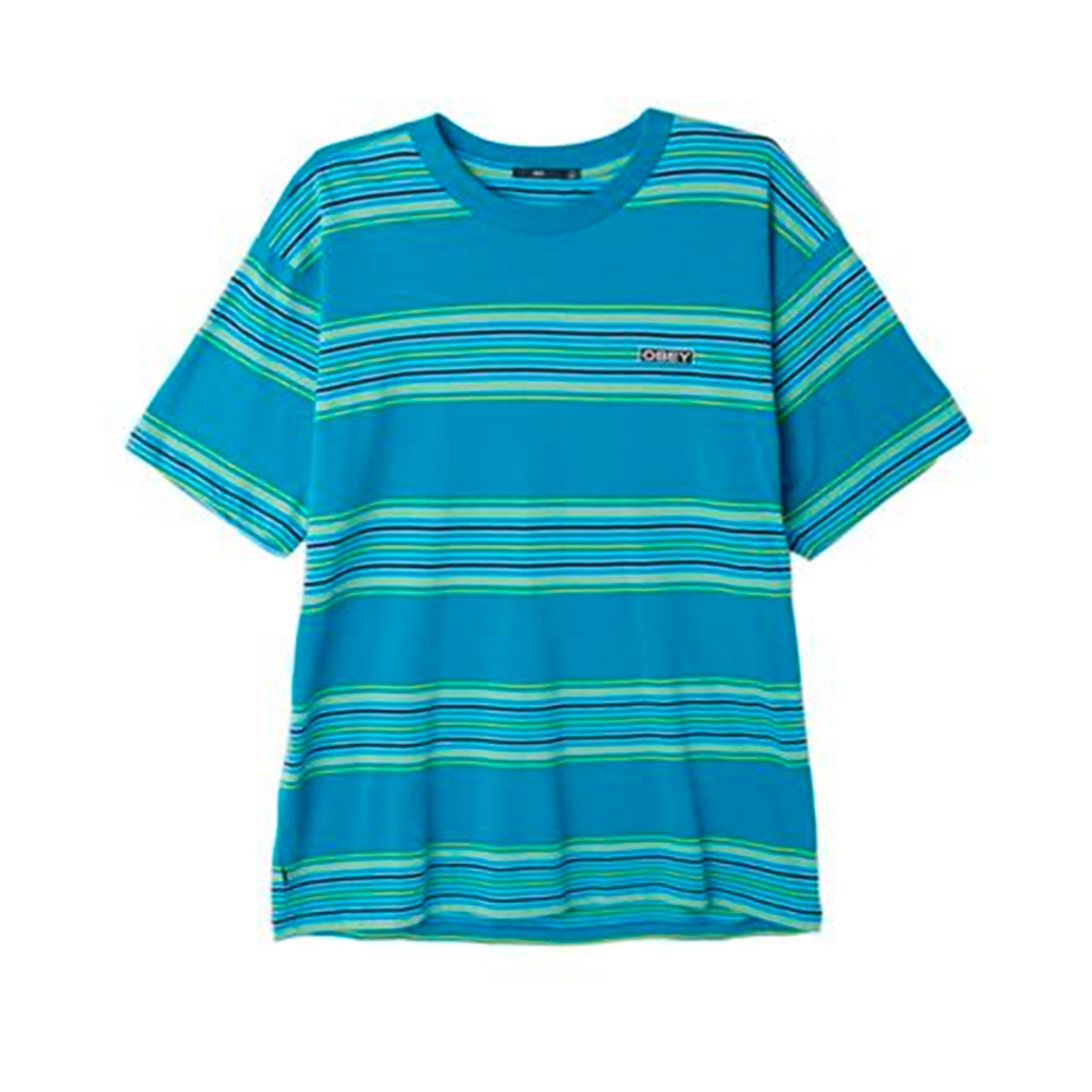 Obey Route Classic T-Shirt (Pure Teal Multi)