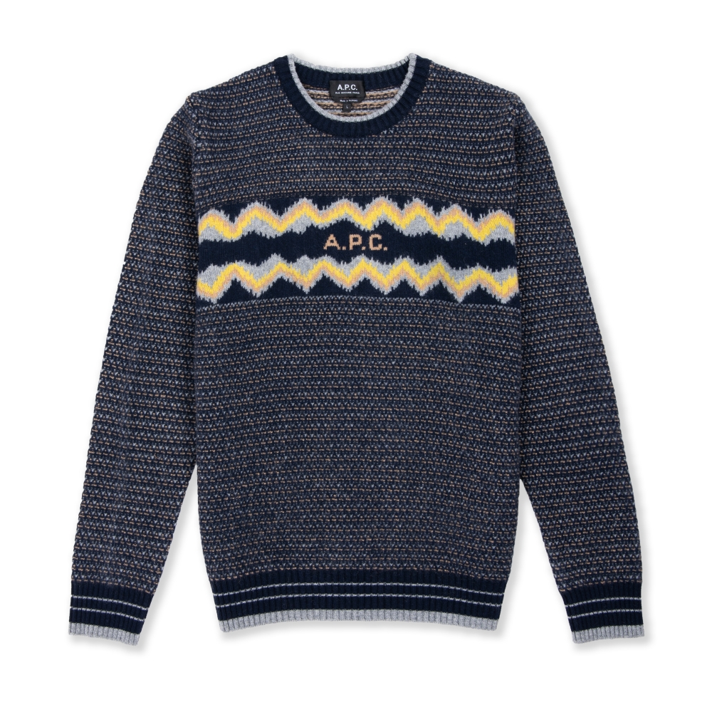 A.P.C. Ben Pullover Sweater (Dark Navy)