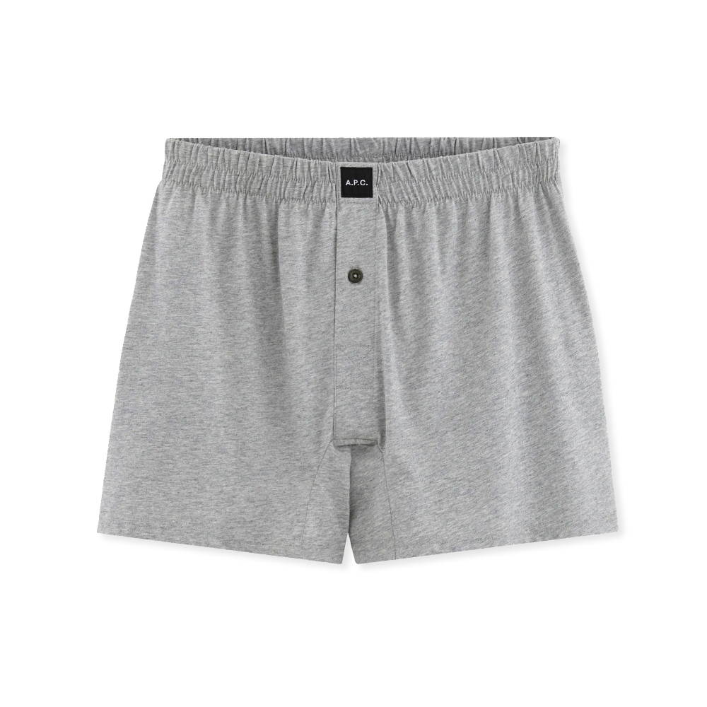 A.P.C. Cabourg Boxer Shorts (Heather Grey)