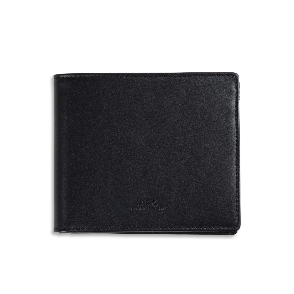 A.P.C. New London Wallet (Black) - PXAWV-H63340 LZZ - Consortium
