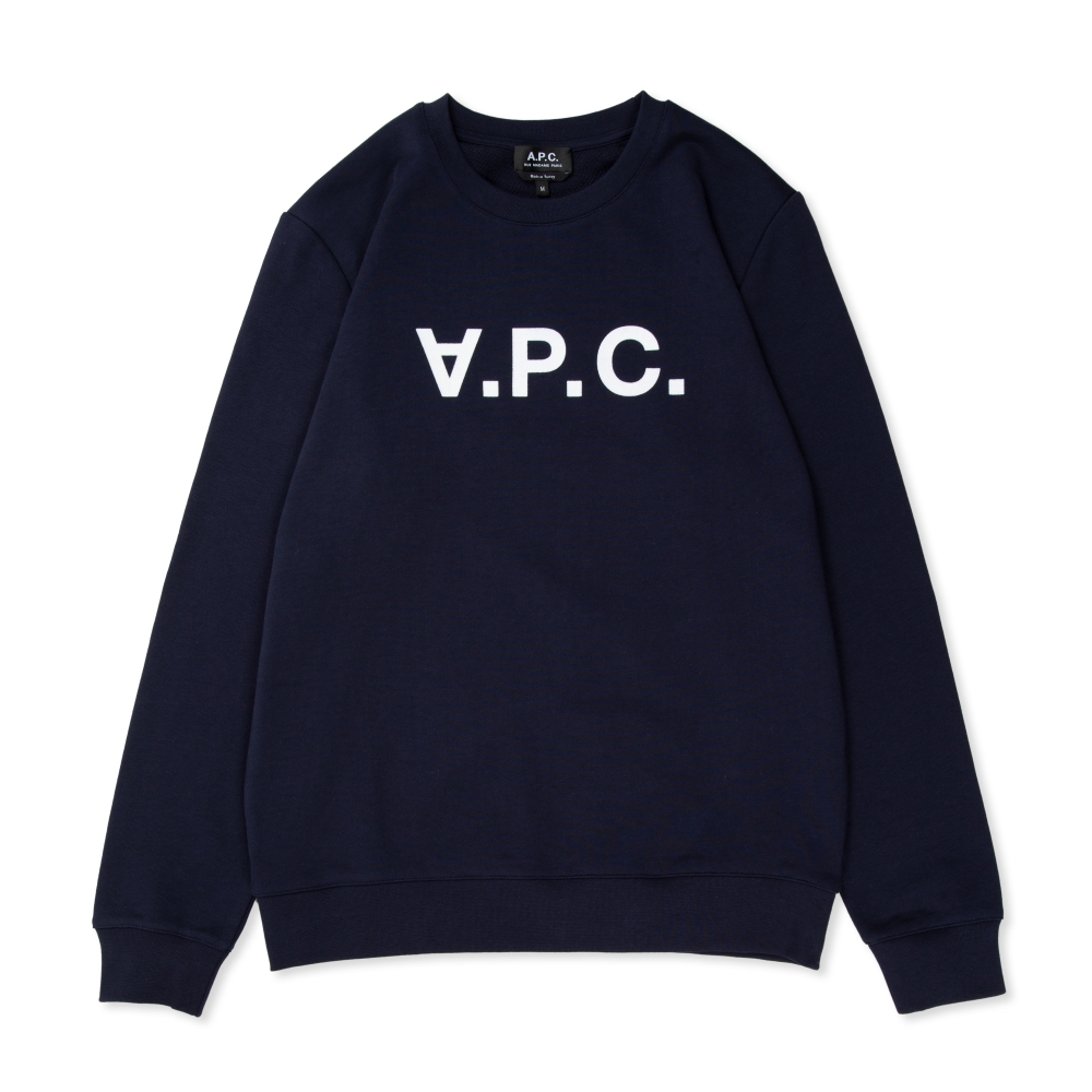 A.P.C. VPC Crew Neck Sweatshirt (Dark Navy)
