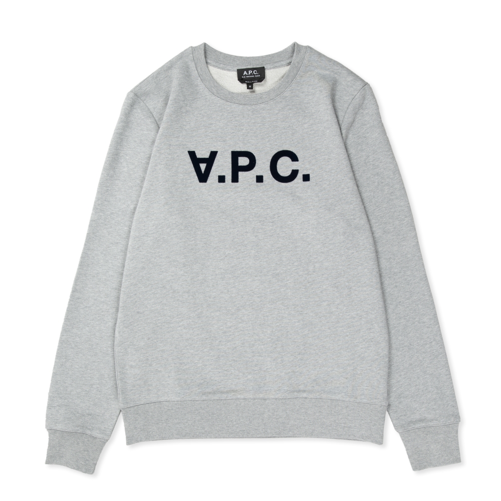 A.P.C. VPC Crew Neck Sweatshirt (Heather Grey)