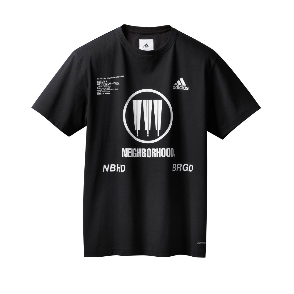 adidas by NEIGHBORHOOD T-Shirt 'Run City Pack' (Black)