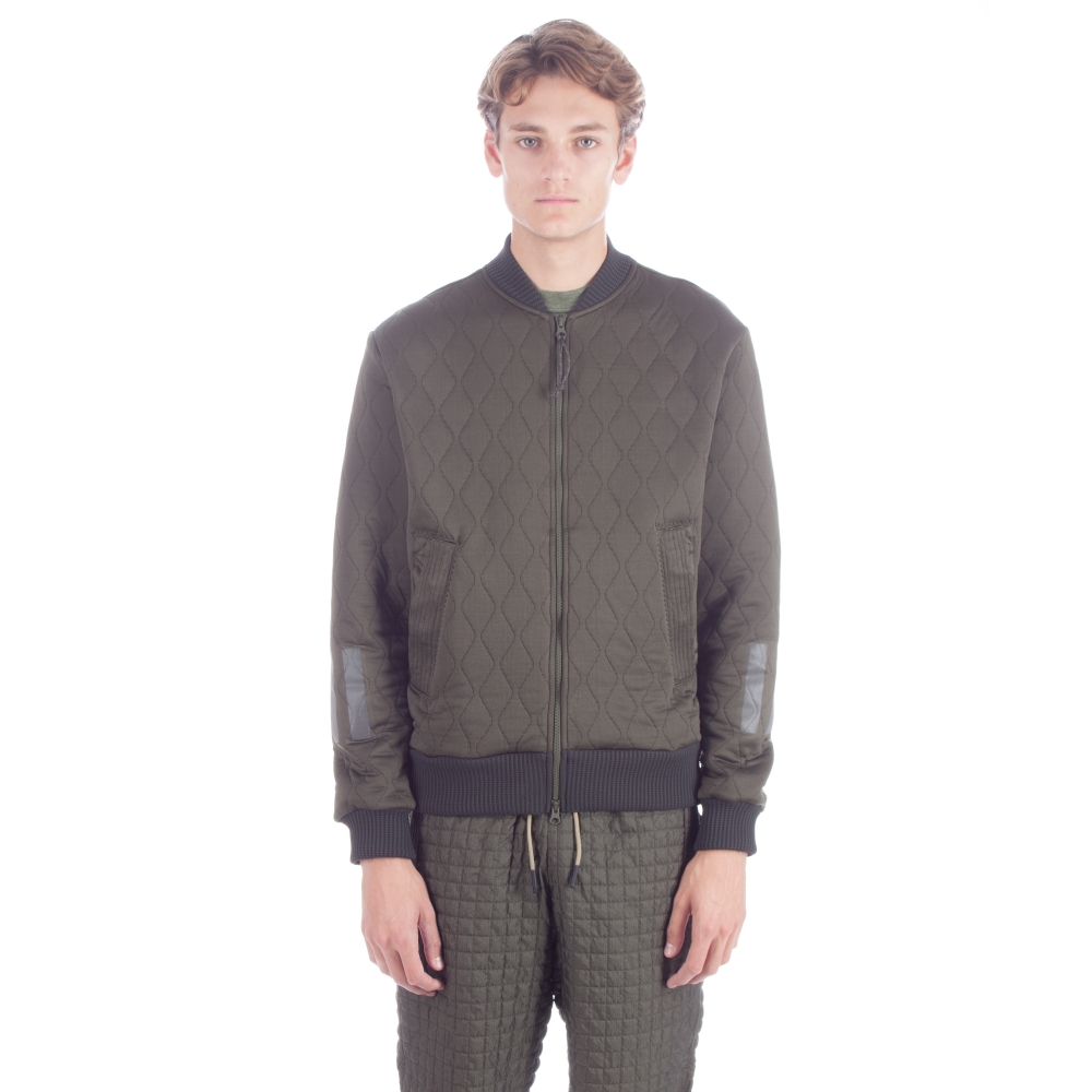 adidas Day One Tech Bomber Jacket (Military Green)