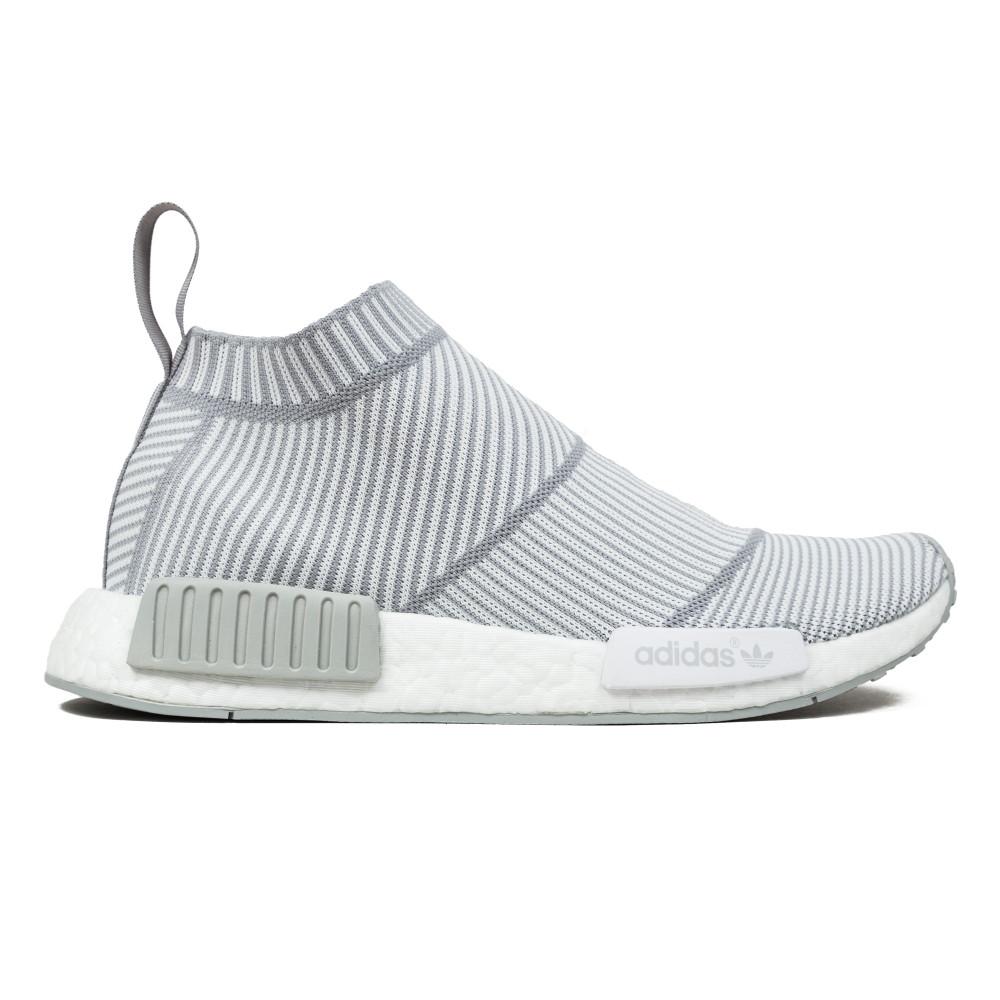 adidas NMD CS1 Primeknit (Footwear White/Charcoal Solid Grey/Charcoal Solid Grey)