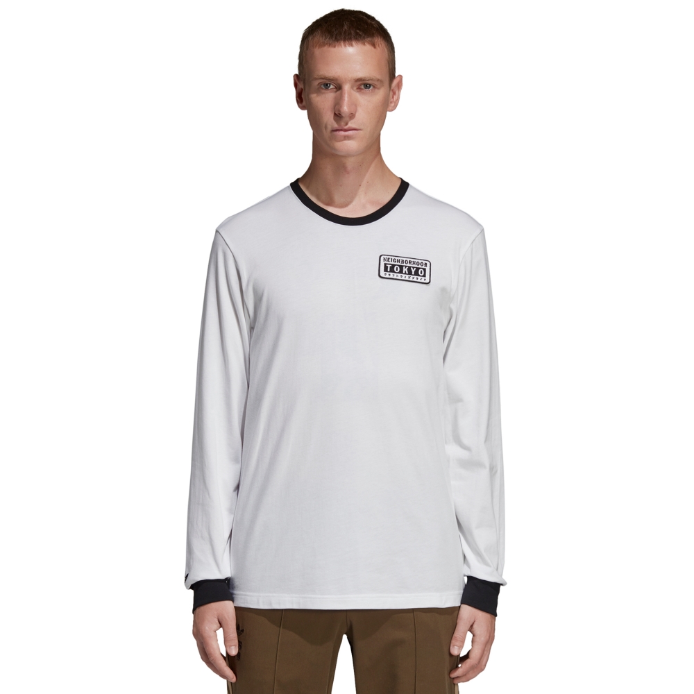 adidas Originals by NEIGHBORHOOD Long Sleeve T-Shirt (White)
