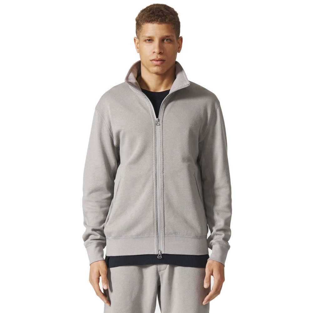 adidas Originals by wings + horns Bonded Linen Firebird Track Jacket (Mgh Solid Grey)