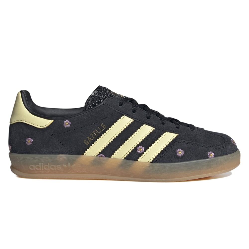 adidas Originals Gazelle Indoor (Core Black/Almost Yellow/Silver Dawn)