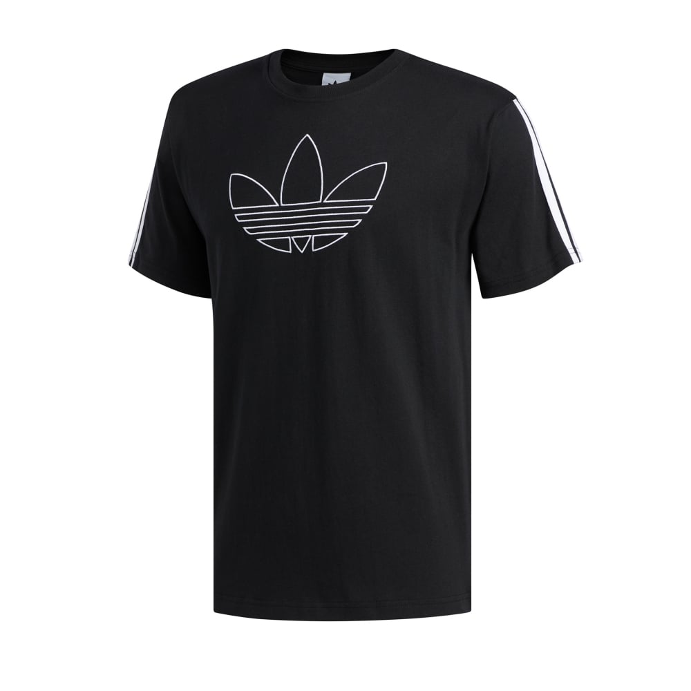 adidas Originals Outline Trefoil T-Shirt (Black) - ED6263 - Consortium