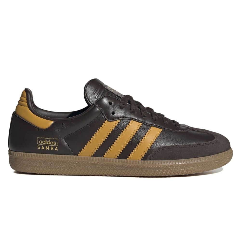 adidas Originals Samba OG (Dark Brown/Preloved Yellow/Gum)