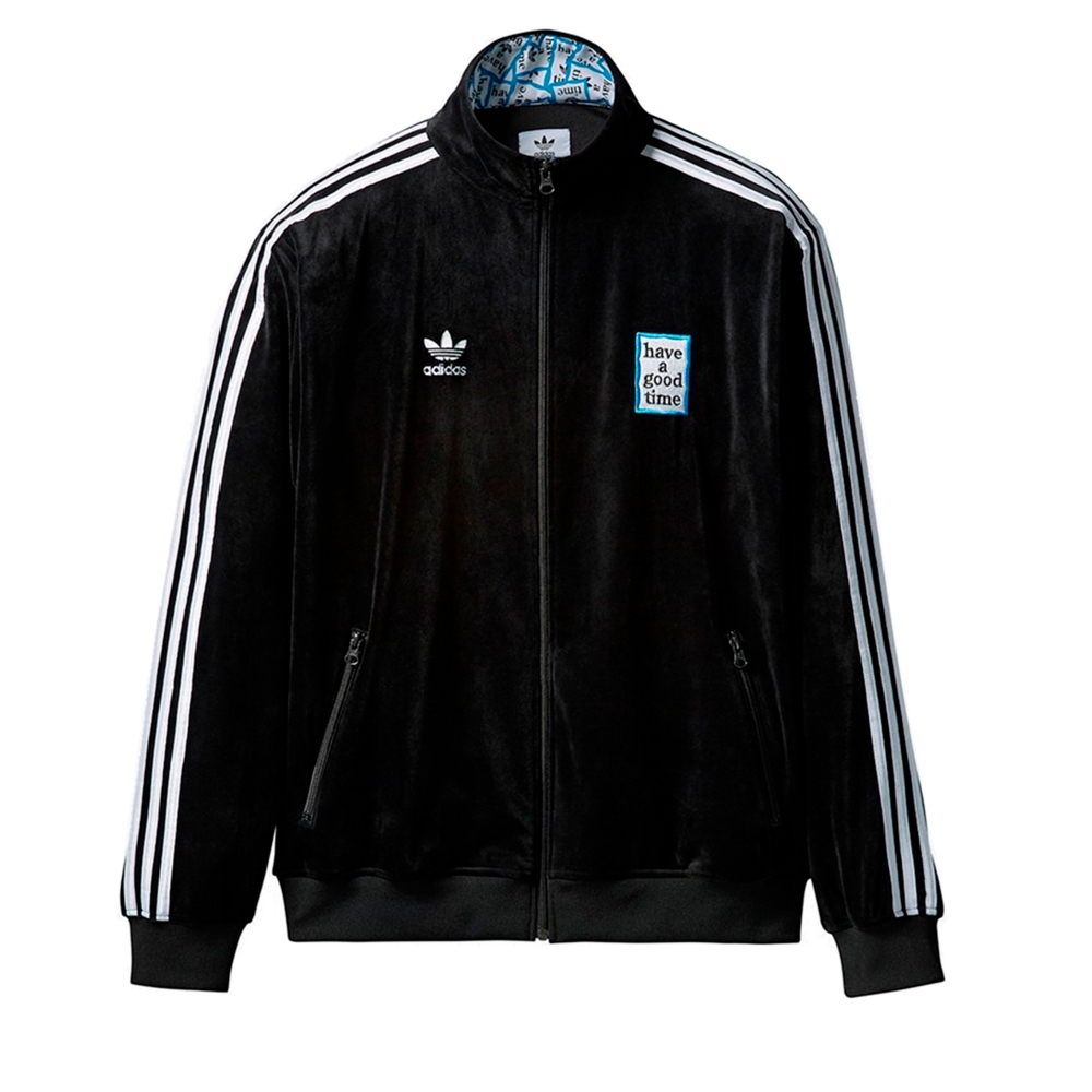 adidas x have a good time velour track top