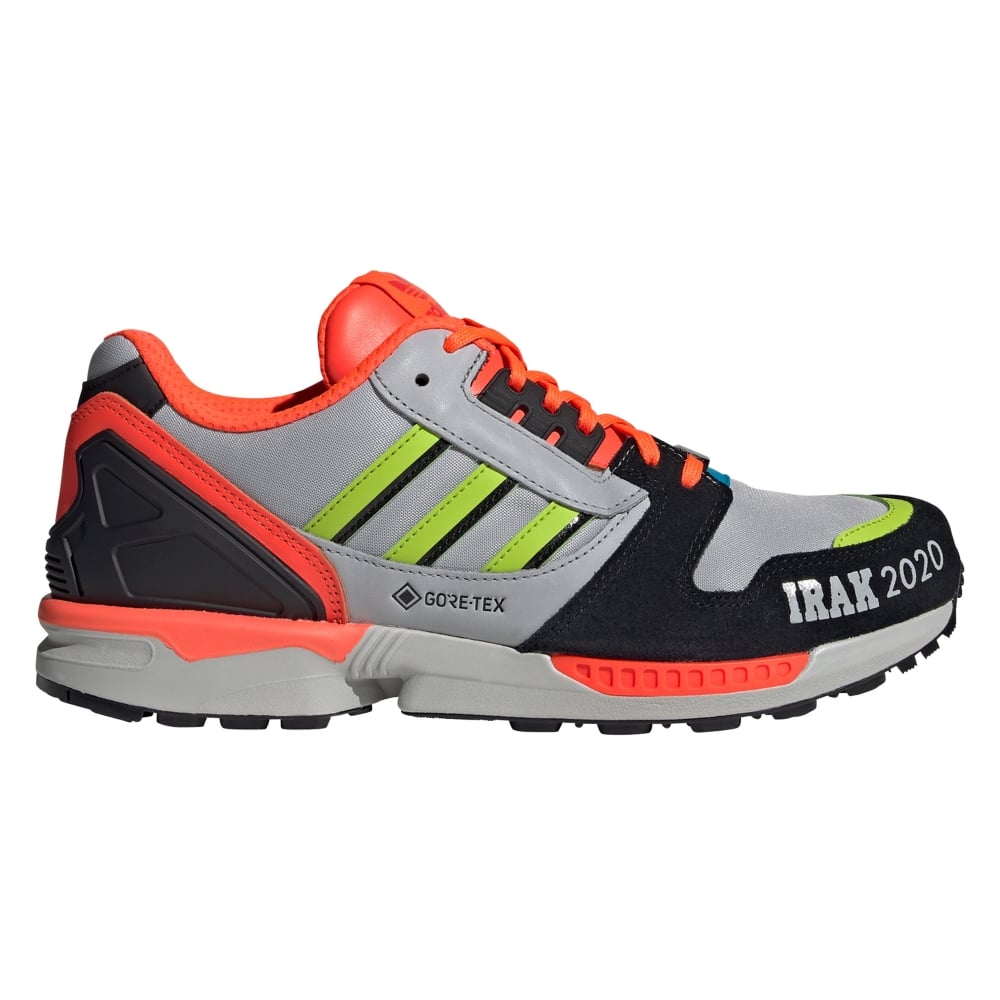 adidas Originals x IRAK ZX 8000 GTX (Clear Onix/Semi Solar Slime/Solar Red)