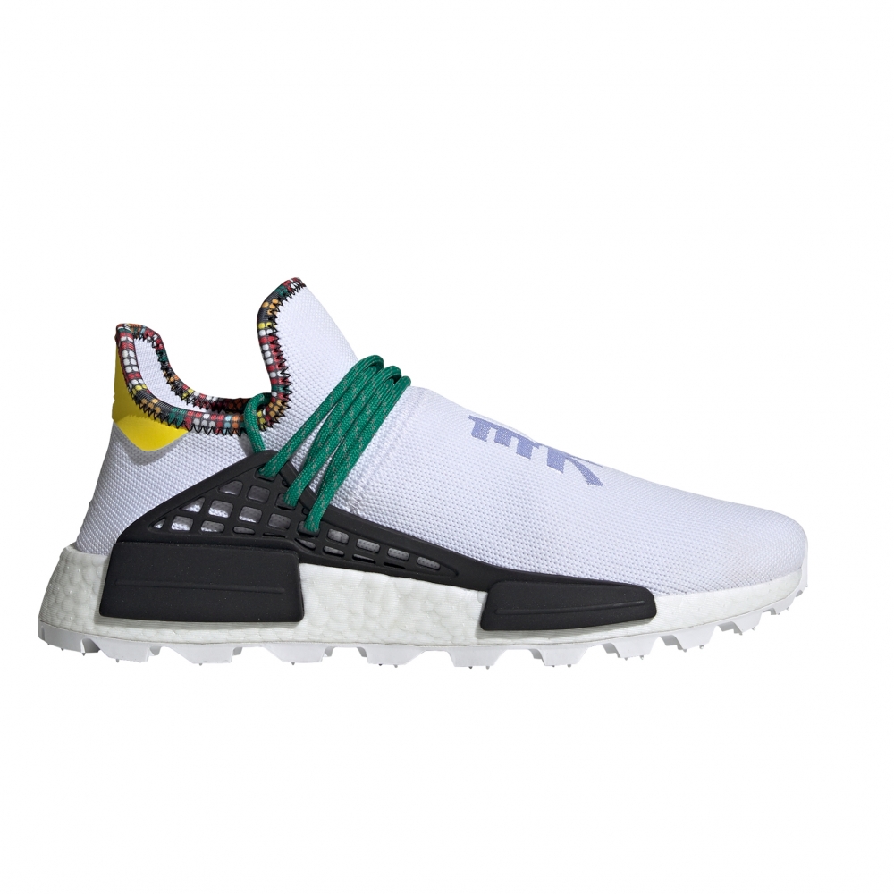 adidas Originals x Pharrell Williams SOLARHU NMD 'Inspiration Pack' (Footwear White/Bold Green/Bright Yellow)