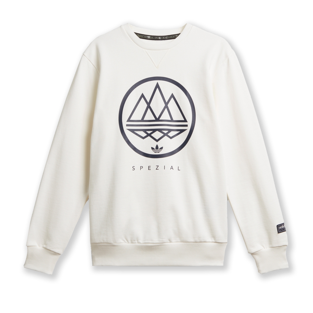 adidas Originals x SPEZIAL Crew Neck Sweatshirt (Off White)
