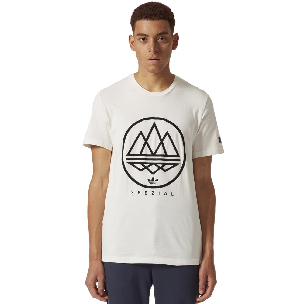 adidas Originals x SPEZIAL Mod Trefoil T-Shirt (Chalk White/Punjab)