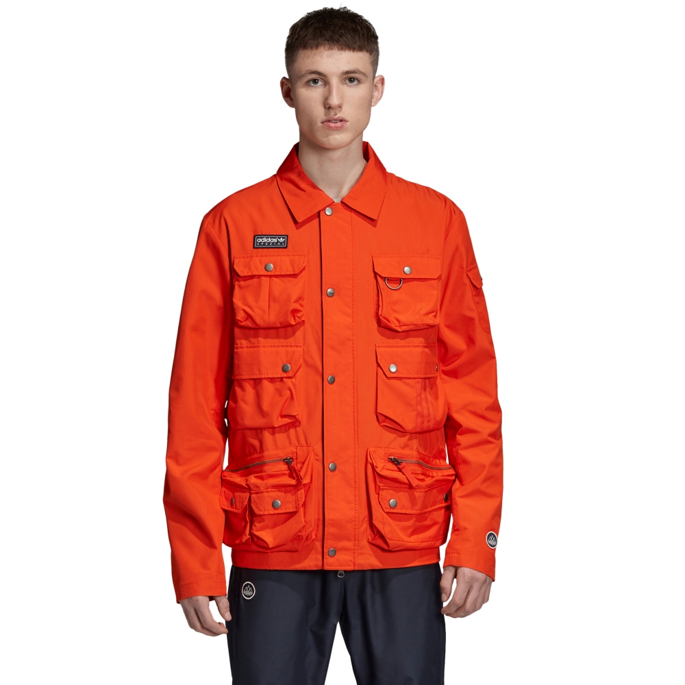 adidas Originals x SPEZIAL Wardour Military Jacket (Collegiate Orange)