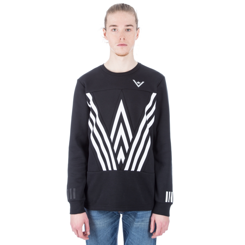 adidas Originals x White Mountaineering Crew Neck Sweatshirt (Black)