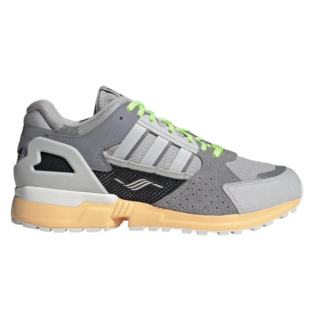 adidas Originals ZX 10000 C (Grey Two/Crystal White/Acid Orange)