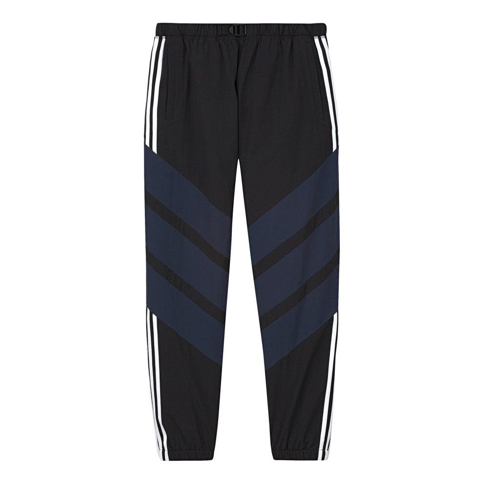 adidas Skateboarding 3-Stripes Wind Pant (Black/Collegiate Navy/Carbon)