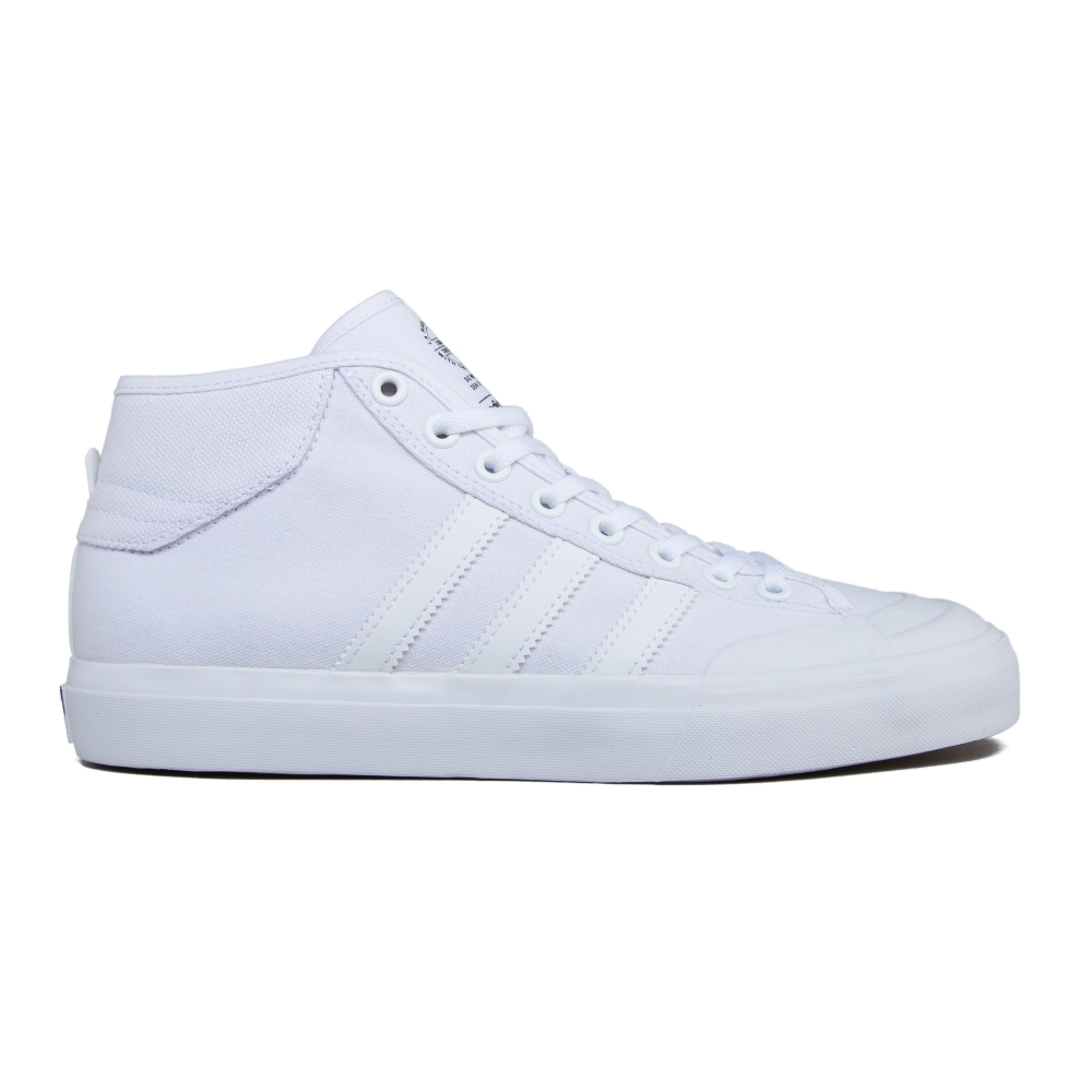 adidas Skateboarding Matchcourt Mid (Footwear White/Footwear White/Footwear White)