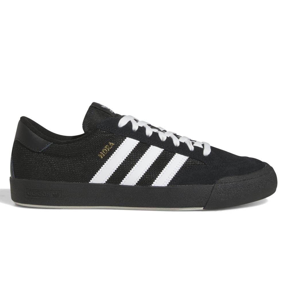 adidas Skateboarding Nora (Core Black/Footwear White/Gold Metallic)