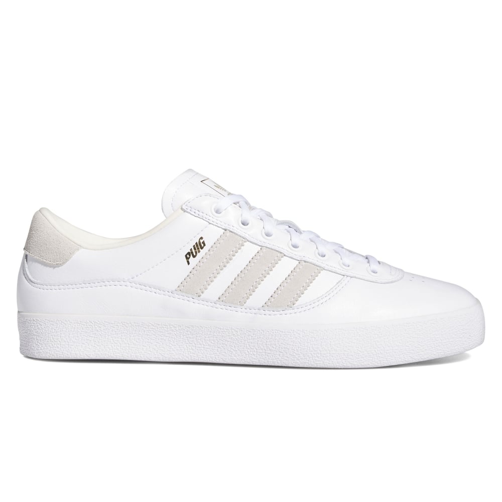 adidas Skateboarding Puig Indoor (Footwear White/Footwear White/Custom)