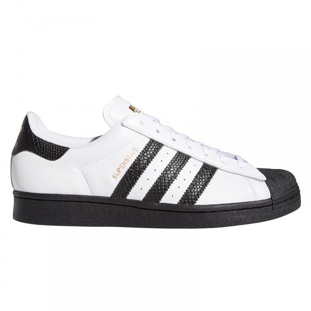 adidas Skateboarding Superstar ADV (Footwear White/Core Black/Gold Metallic)