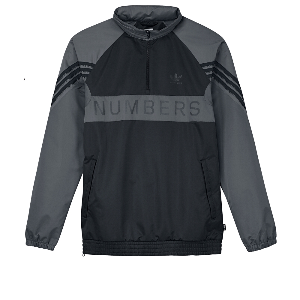 adidas Skateboarding x Numbers Track Jacket (Black/Grey Five/Carbon)