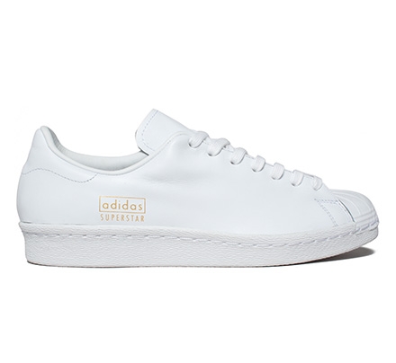 adidas Superstar 80s Clean (Footwear White/Footwear White/Gold Met.)