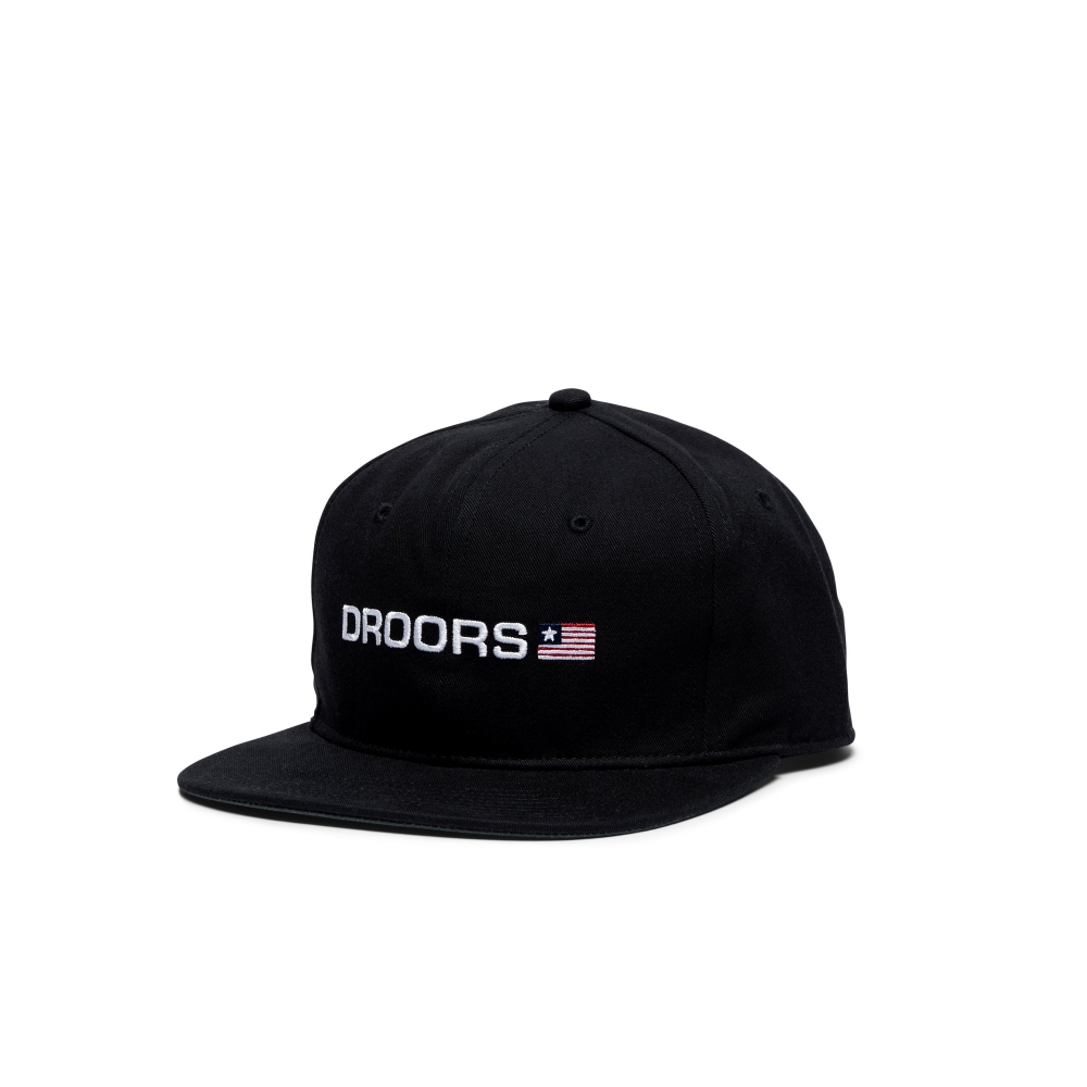 Droors Clothing Flag One Snapback Cap (Black)