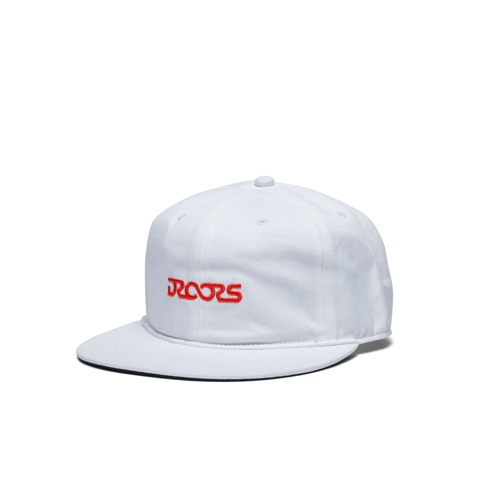 Droors Clothing Infinity Logo Strapback Cap (White)