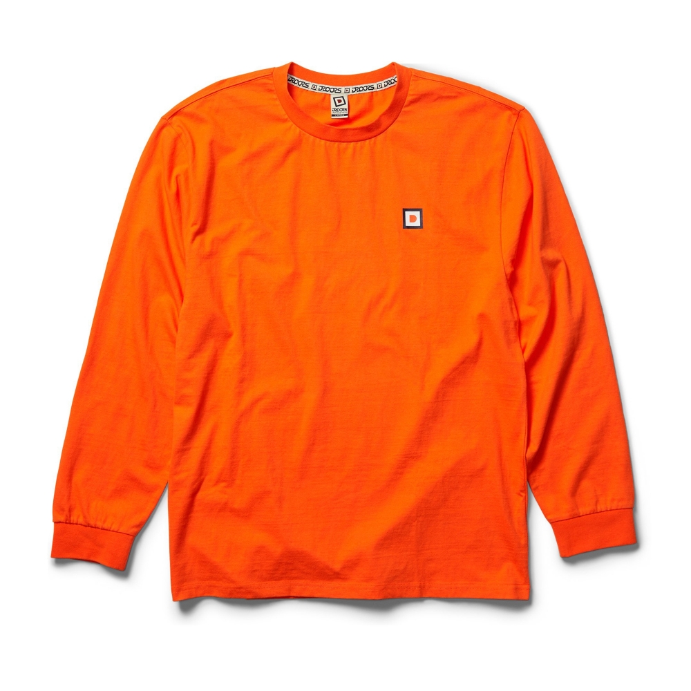 Droors Clothing Navigator Long Sleeve T-Shirt (Blazing Orange)