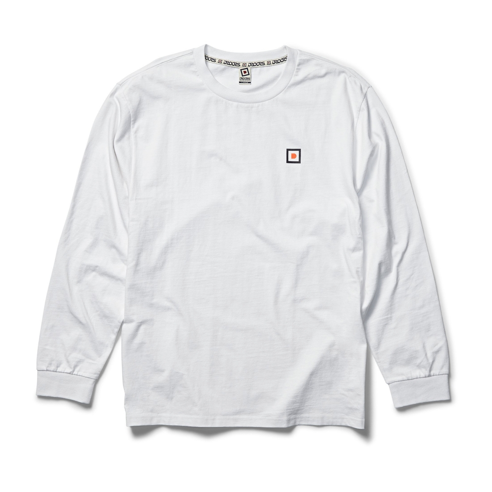 Droors Clothing Navigator Long Sleeve T-Shirt (White)
