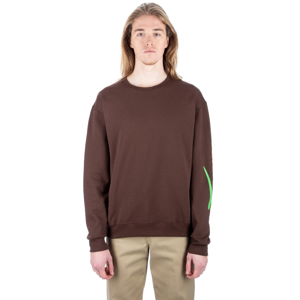 Alltimers Estate Crew Neck Sweatshirt (Brown)