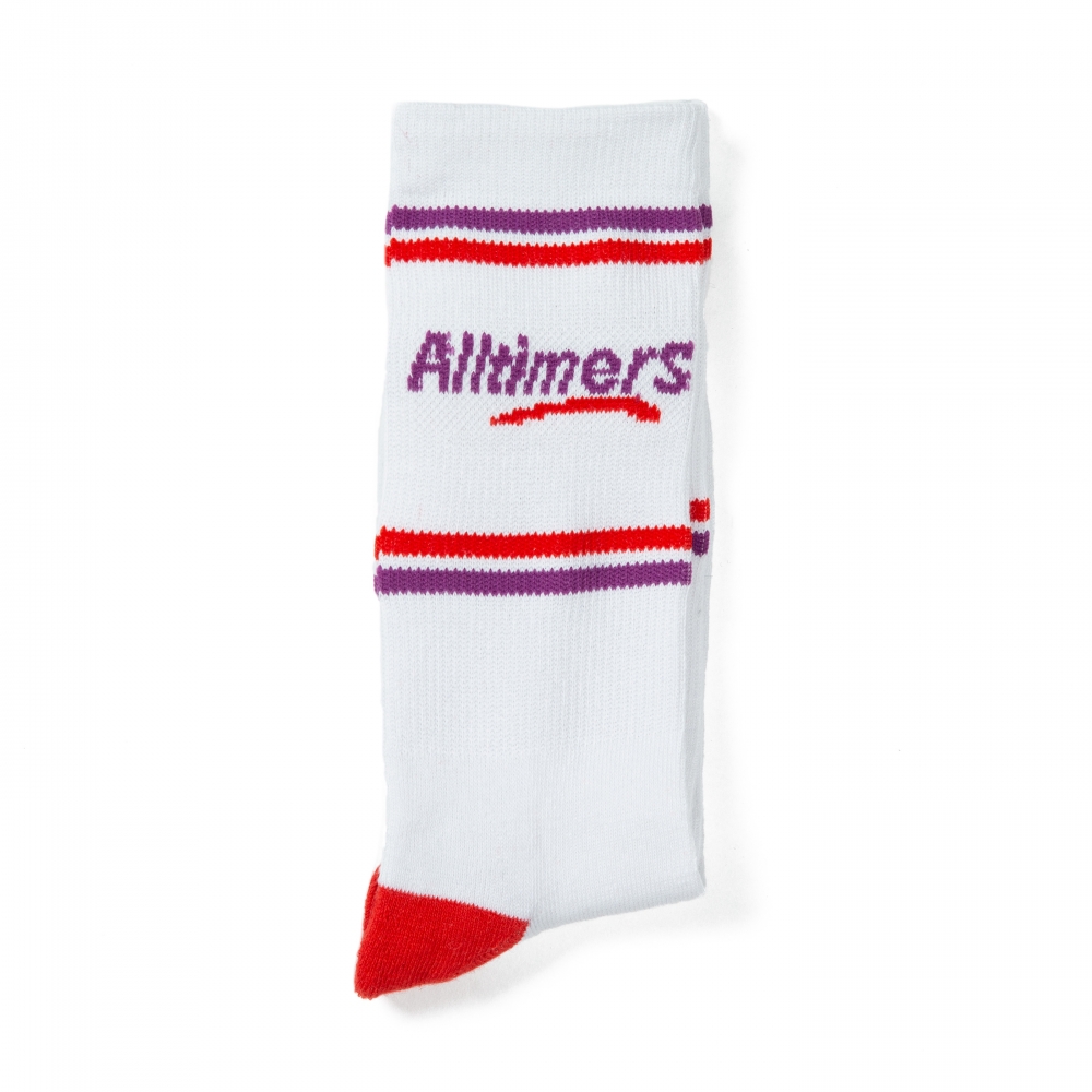 Alltimers Estate Socks (Red/White/Purple)