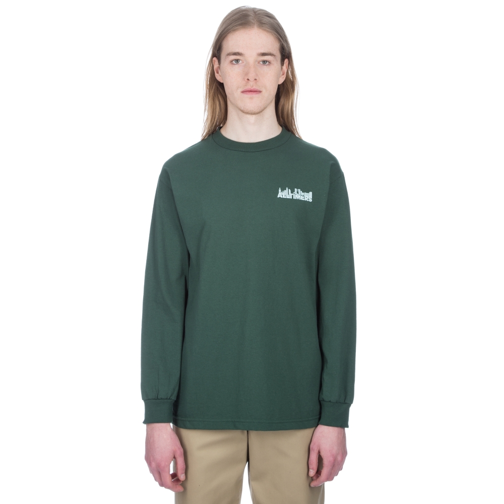 Alltimers Late Long Sleeve T-Shirt (Forest Green)