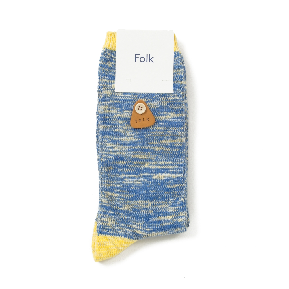 Folk Melange Socks (Amber Melange)