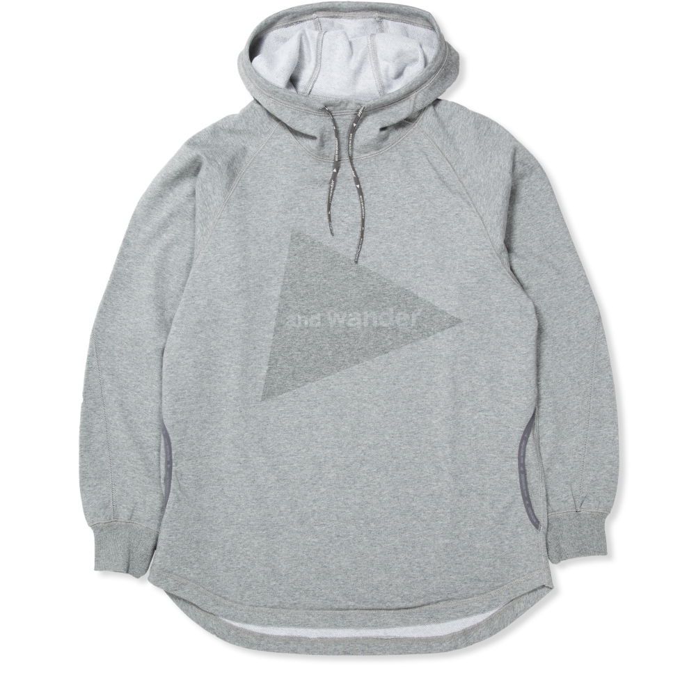and wander Pullover Hooded Sweatshirt (Grey)