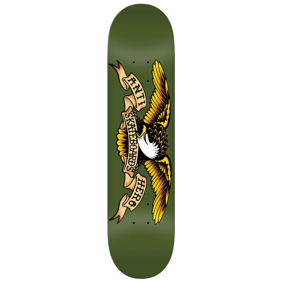 Anti Hero Classic Eagle Skateboard Deck 8.38" (Green)