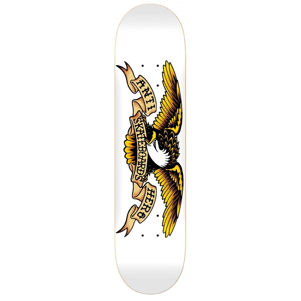 Anti Hero Classic Eagle XXL Skateboard Deck 8.75" (White)