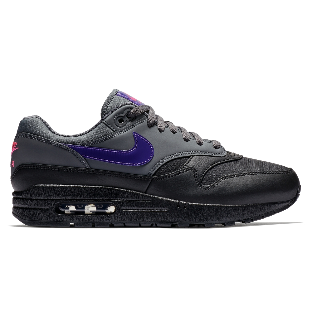 Nike Air Max 1 (Dark Grey/Fierce Purple-Black-Pink Blast)