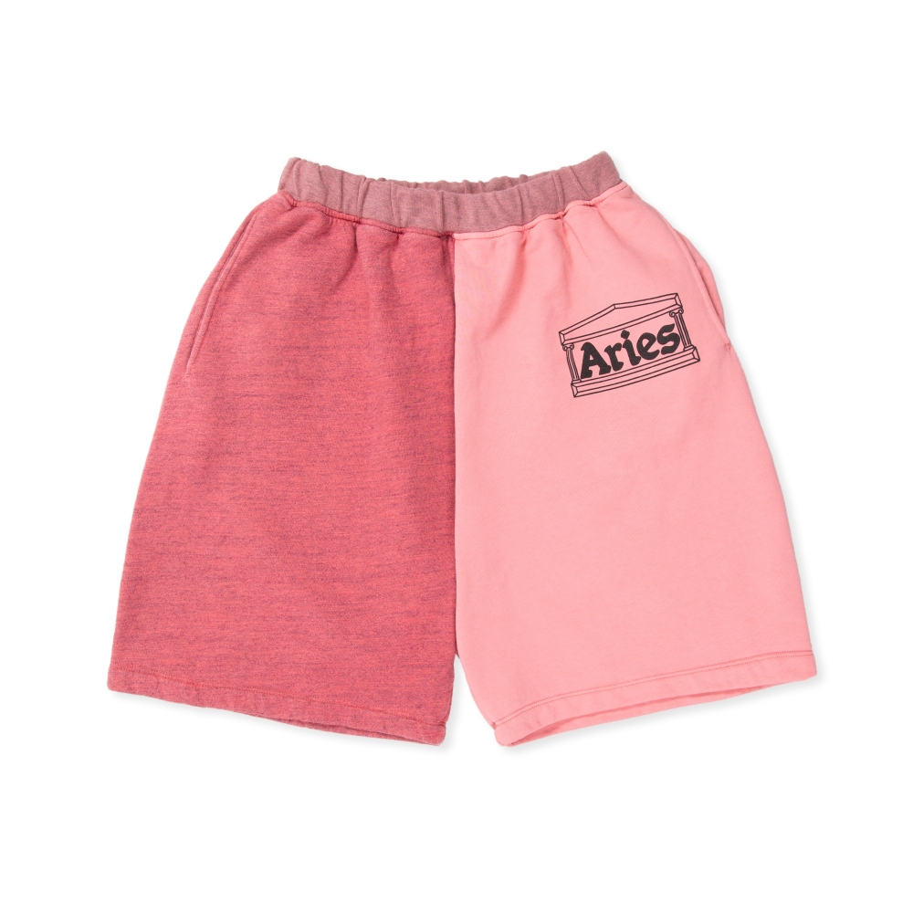 Aries OD Colourblock Sweatshorts (Pink)