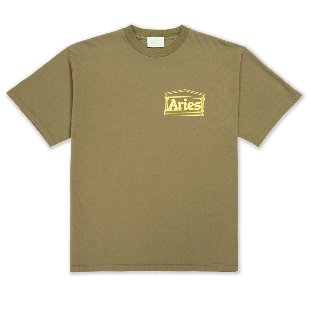 Aries Temple T-Shirt (Olive)