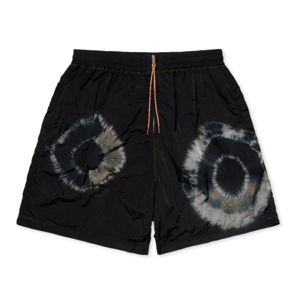 Aries Tie-Dye Windcheater Shorts (Black)