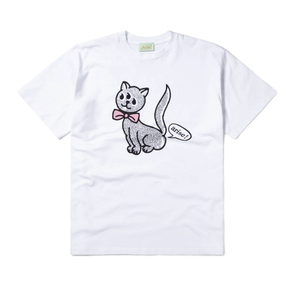 Aries Tuatura mouse cat T-Shirt (White)