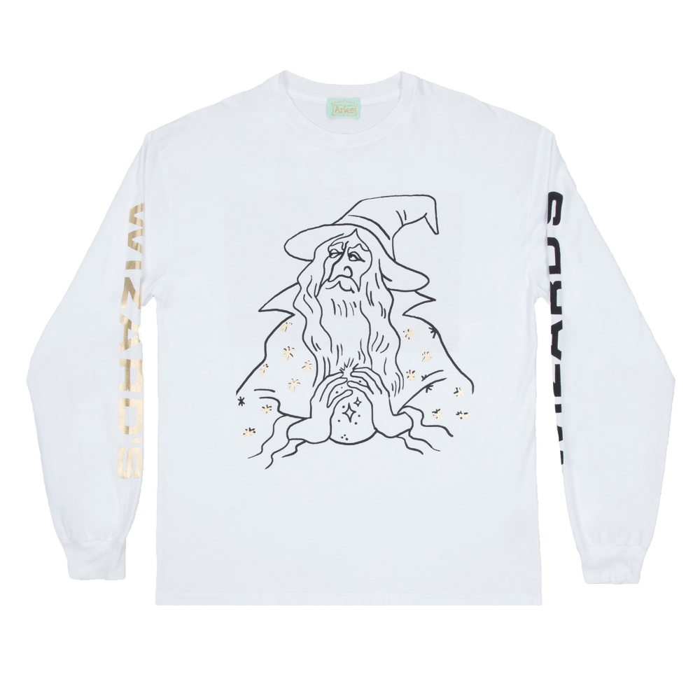 Aries Wizards Long Sleeve T-Shirt (White)