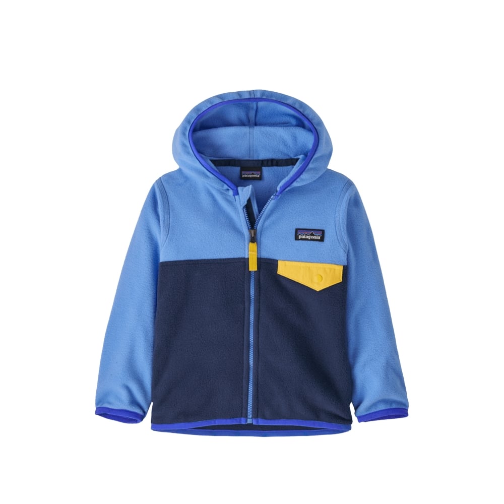 Baby Patagonia Micro D Snap-T Fleece Jacket (New Navy w/Abundant Blue)